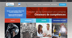 Desktop Screenshot of formation-industries-lorraine.com